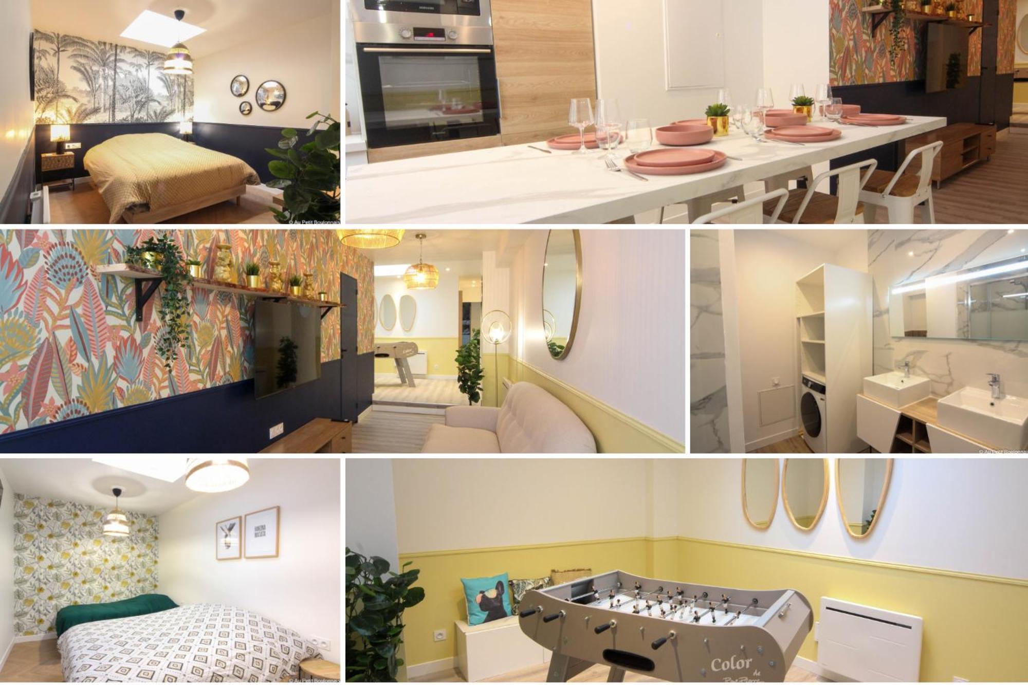 Au Nouveau Boulonnais - 4 Appartements Charmants Pour Couples, Familles Et Groupe D'Amis, Vieille Ville Et Centre Ville De Boulogne Sur Mer Εξωτερικό φωτογραφία