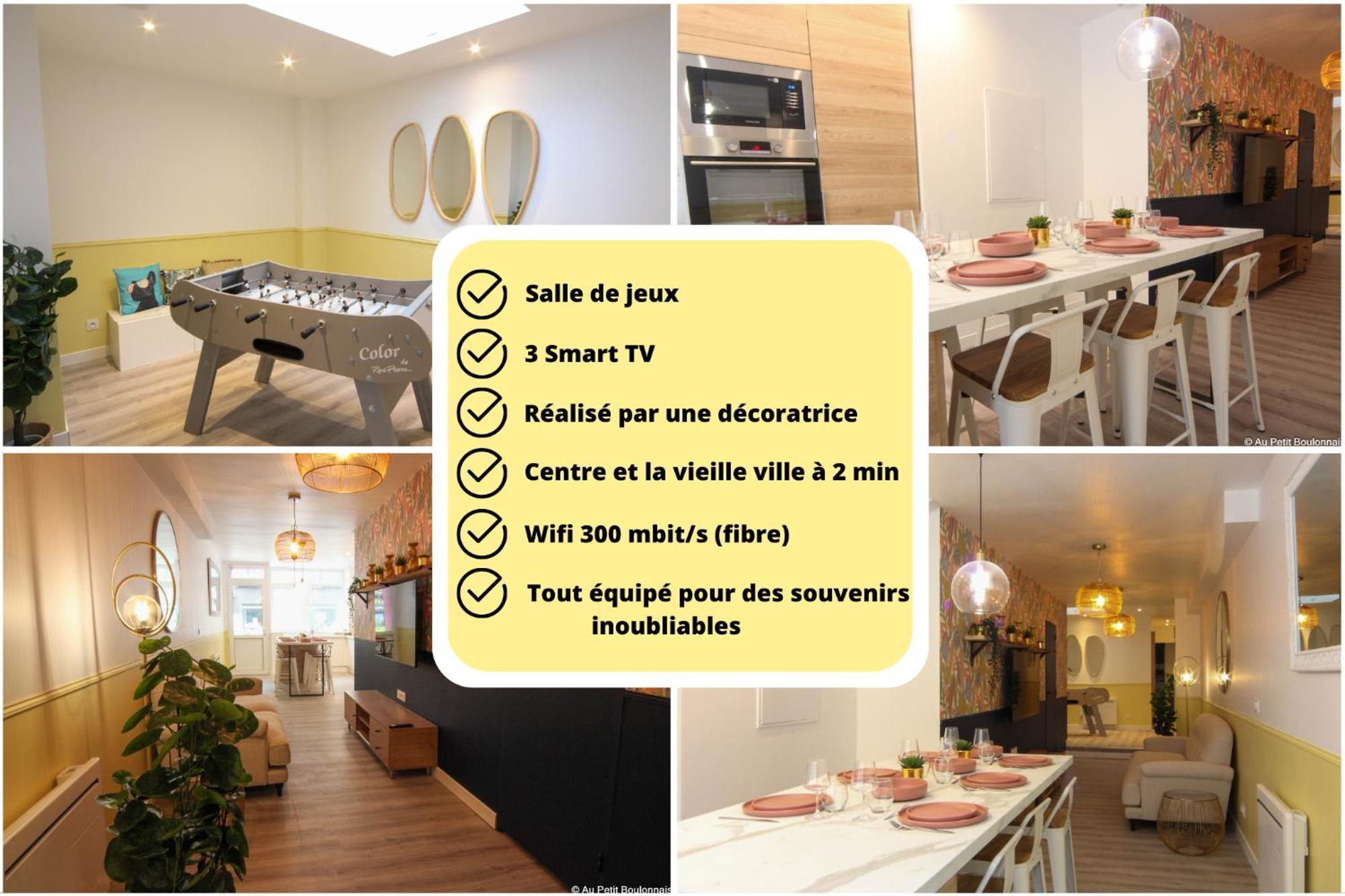 Au Nouveau Boulonnais - 4 Appartements Charmants Pour Couples, Familles Et Groupe D'Amis, Vieille Ville Et Centre Ville De Boulogne Sur Mer Εξωτερικό φωτογραφία